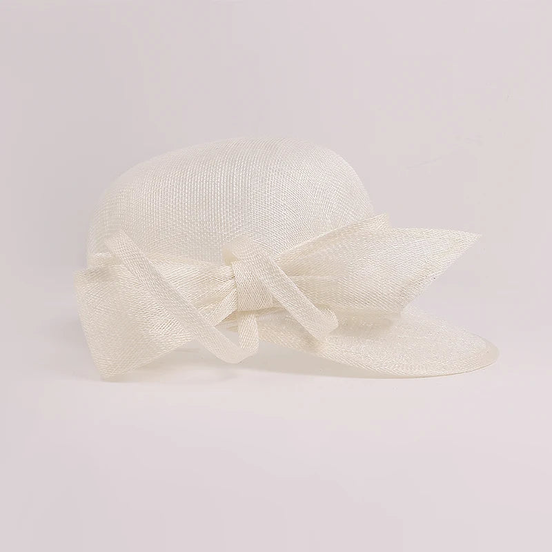 EE 1048 Spring and Summer/Casual/Leisure/Daily Wear/Bowknot/Sinamay/Sunbonnet/Peaked Cap/Tulle Fabric Hats Headpiece