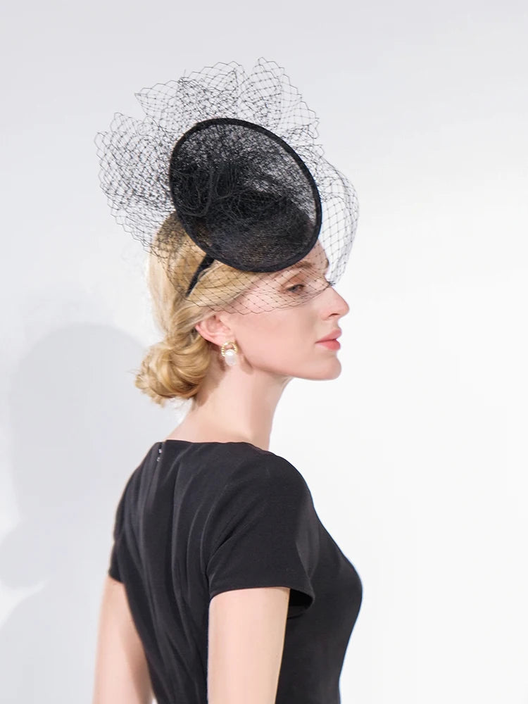 EE 2022 Summer New  Elegant Mesh Sun-Proof UV Protection Cambric Top Hat Hat Female Summer