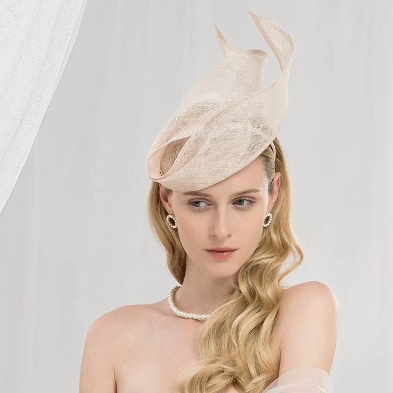 EE 2208 Spring and Summer/Original Design/Sinamay/Elegant/Party/Special Occasion/Evening Headpiece/Tulle Fabric Hats Headpiece