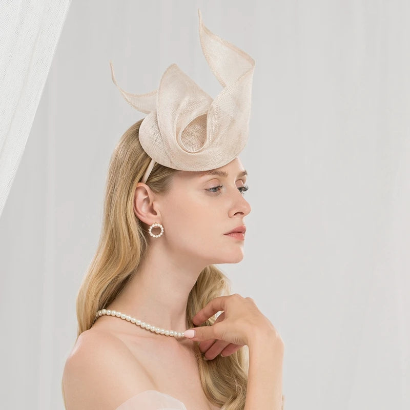 EE 2208 Spring and Summer/Original Design/Sinamay/Elegant/Party/Special Occasion/Evening Headpiece/Tulle Fabric Hats Headpiece