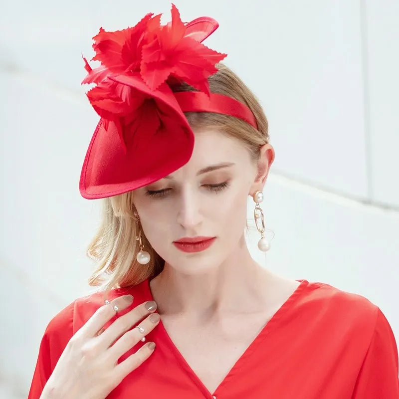 EE 2250 summer new aristocratic temperament English no eaves adjustable female summer  hat brim joker hat