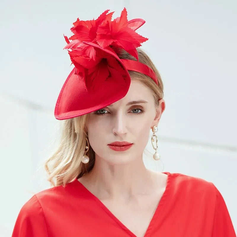 EE 2250 summer new aristocratic temperament English no eaves adjustable female summer  hat brim joker hat