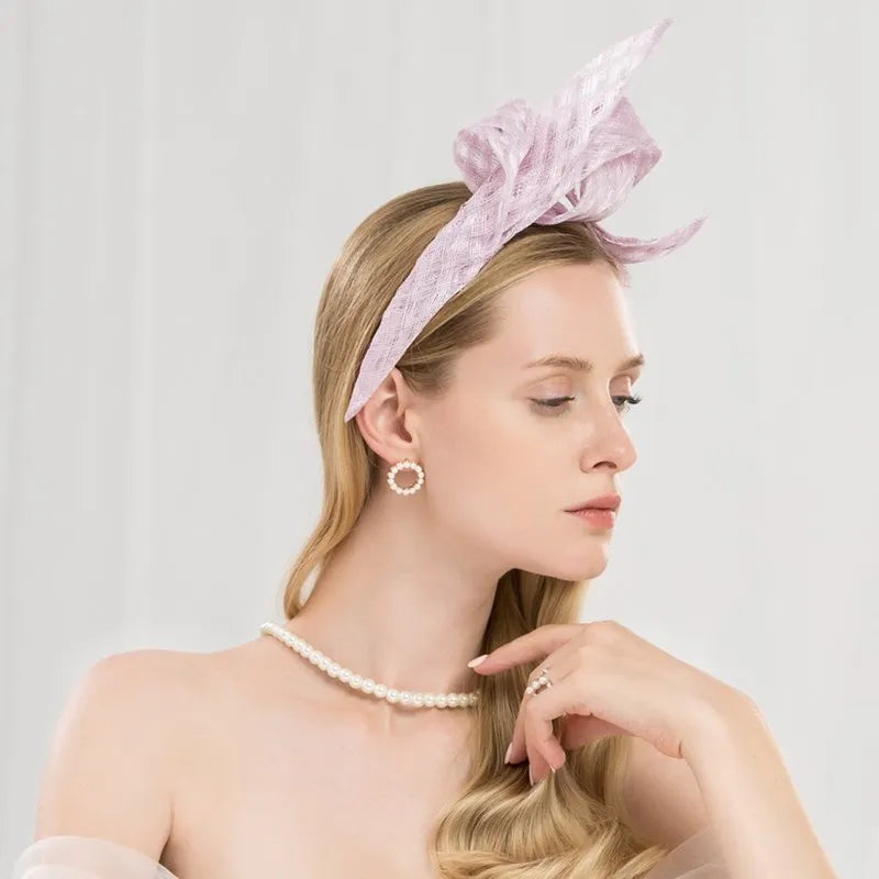 EE 2270  thin with a hair band type sweet flowers plaid hat female jockey club hat in Europe and America