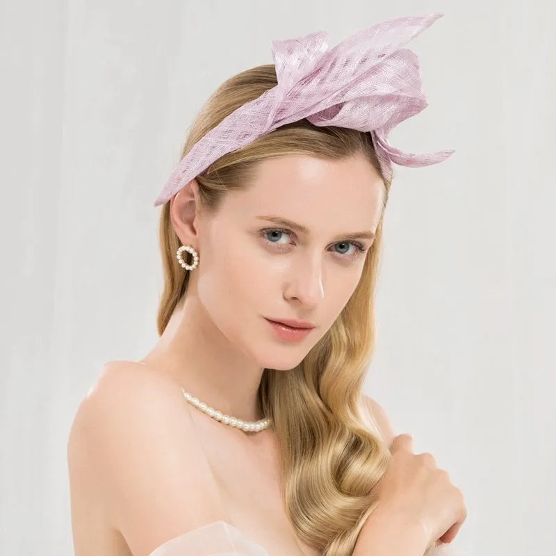EE 2270  thin with a hair band type sweet flowers plaid hat female jockey club hat in Europe and America
