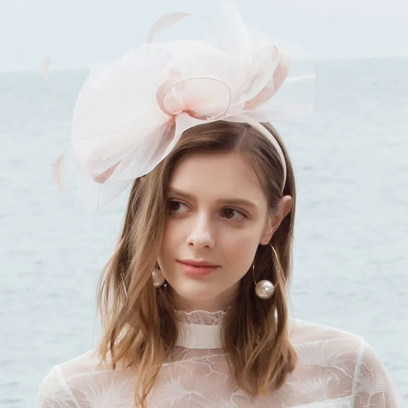 EE 2290  summer new original design fashionable elegant flower hat shading British female summer sun hat hat