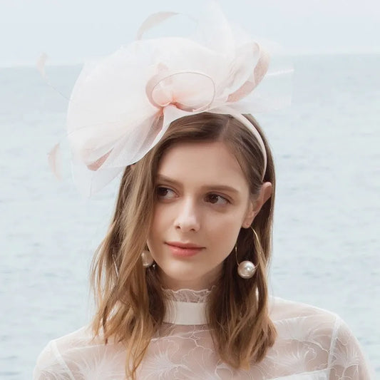 EE 2290  summer new original design fashionable elegant flower hat shading British female summer sun hat hat