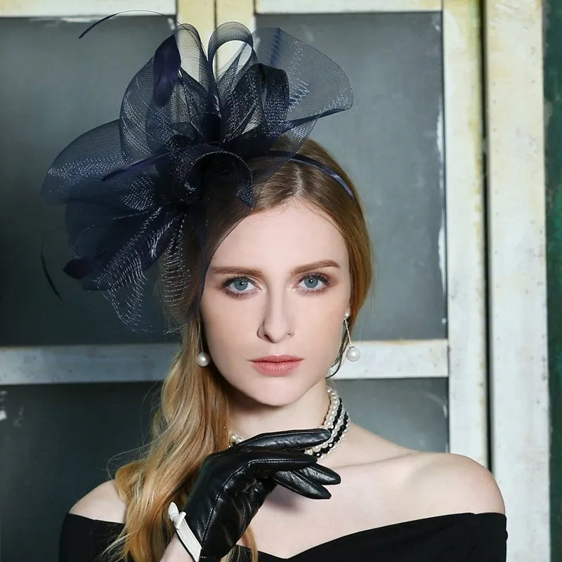 EE 2290  summer new original design fashionable elegant flower hat shading British female summer sun hat hat