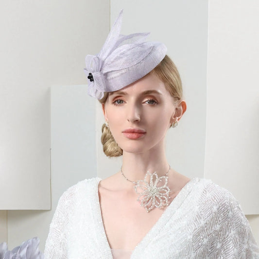 EE 2291 the new spring/summer 2023 vintage hat female flowers bud hat English party