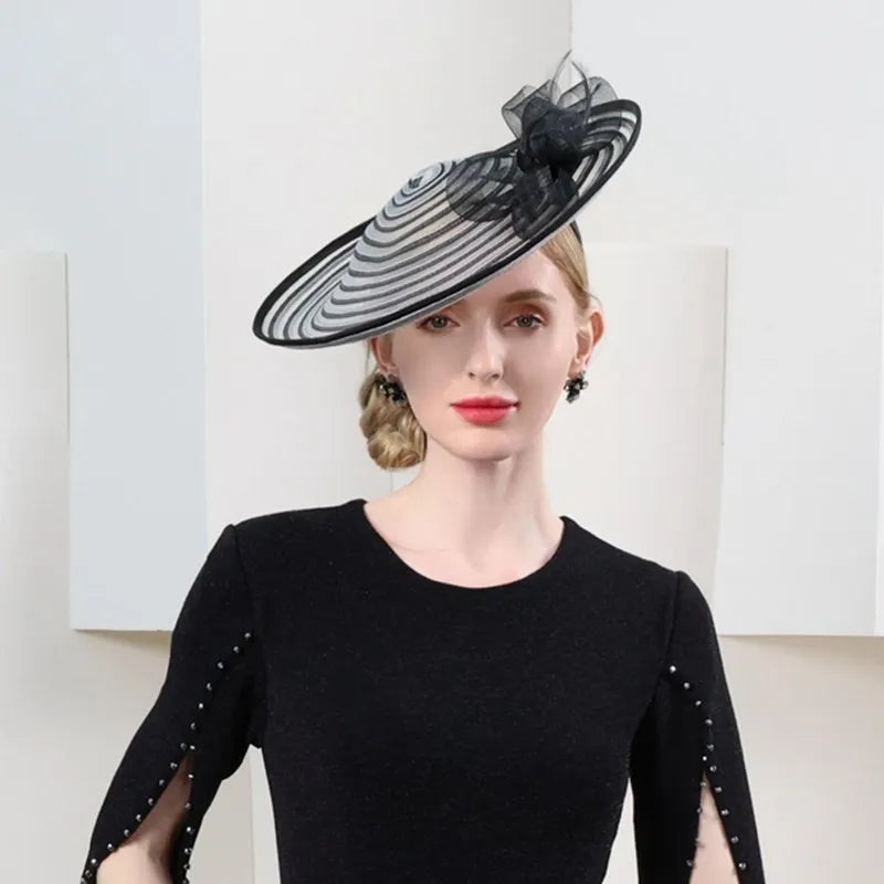 EE 2301 the new spring/summer 2023 elegant aristocratic wind restoring ancient ways hat joker banquet hair hoop hat girl