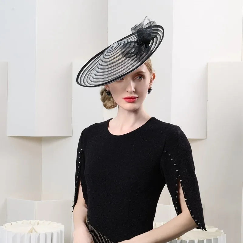 EE 2301 the new spring/summer 2023 elegant aristocratic wind restoring ancient ways hat joker banquet hair hoop hat girl