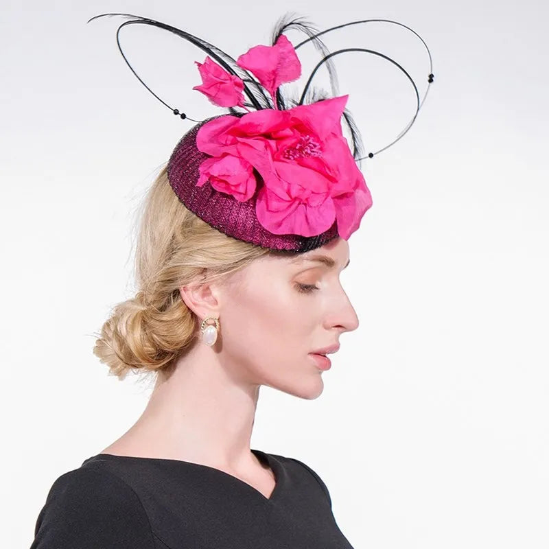 EE 2305 yarn summer new  Europe type restoring ancient ways of yarn little hat shading sun hat female summer party