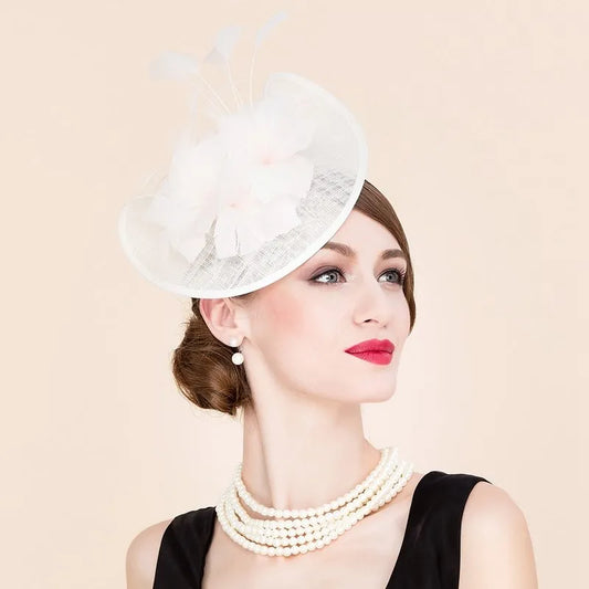 EE 2310  summer new import linen hat English party homburg restoring ancient ways