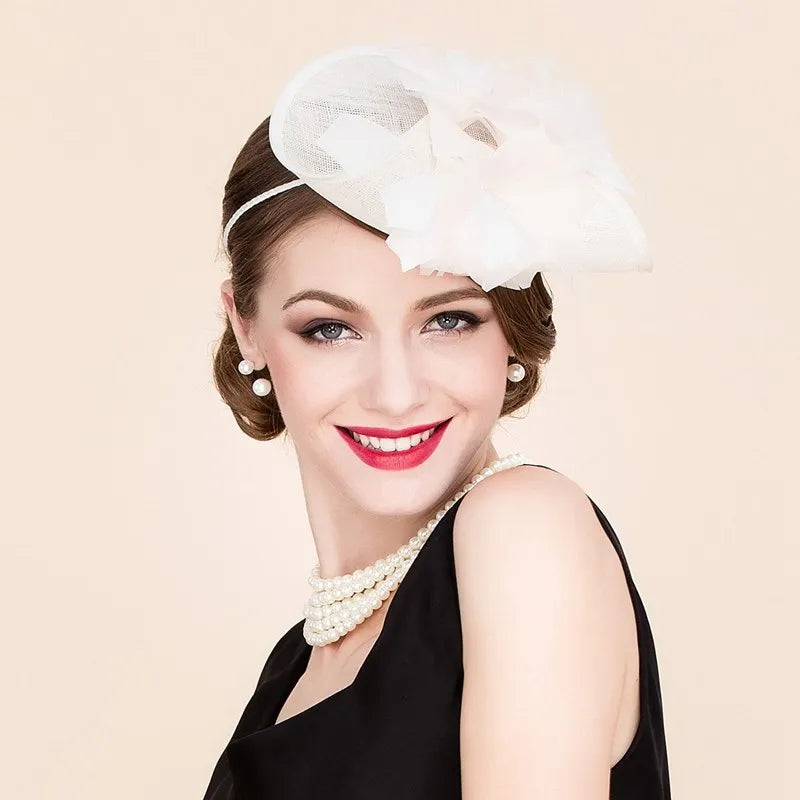 EE 2310  summer new import linen hat English party homburg restoring ancient ways