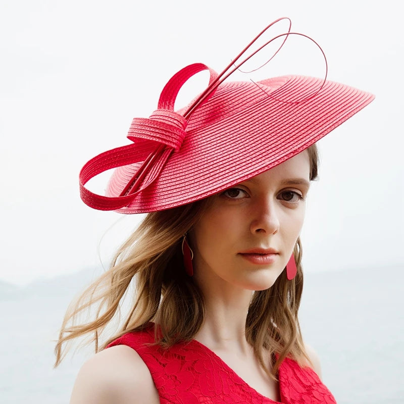 EE 2333  Spring and Summer /Feather / Kentucky Derby Hat /Fascinators Black White Weddings /Cocktail Derby Party /Elegant