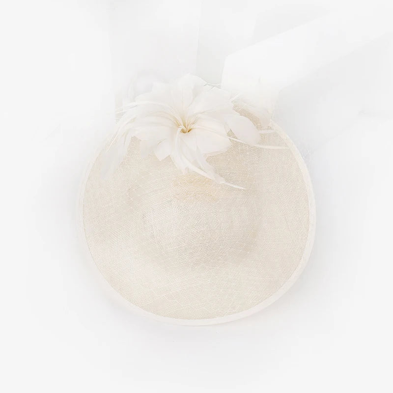 EE 2356 Spring and Summer/Elegant/Stylish/Feather/Veil/Tulle/Special Occasion/Evening Headpiece/Tulle Fabric Hats Headpiece