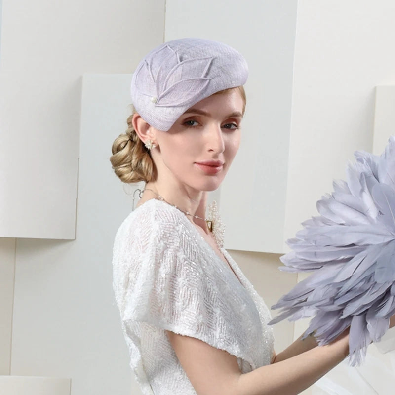 EE 2369 the new spring and summer of 2023 the joker beret homburg female elegant breathable thin model