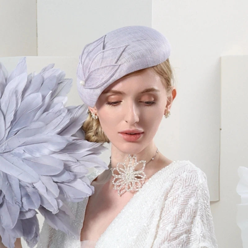 EE 2369 the new spring and summer of 2023 the joker beret homburg female elegant breathable thin model