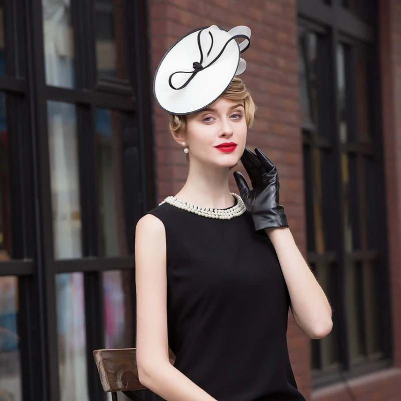 EE 2376 Spring and Summer/Stylish/Bowknot/Elegant Feminine Style/Casual/Sunshade Beach Hat/Polyester Hats/Fascinator Hat