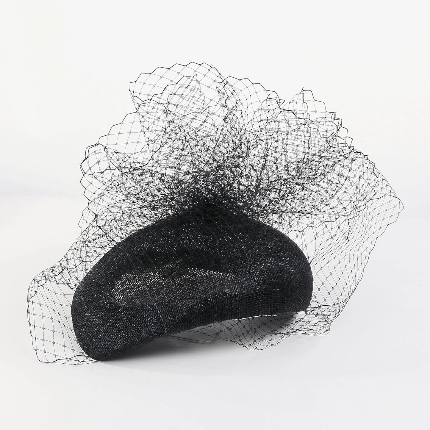 EE 2379 Spring and Summer/Tulle/Sinamay/Elegant Feminine Style/birdcage veil/Special Occasion/Tulle Fabric Hats Headpiece