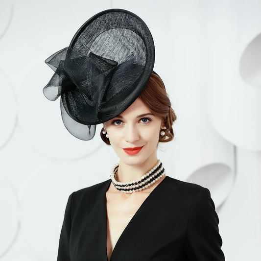 EE 2385 Spring and Summer/Elegant/Stylish/Fascinator/Tulle/Special Occasion/Evening Headpiece/Tulle Fabric Hats Headpiece