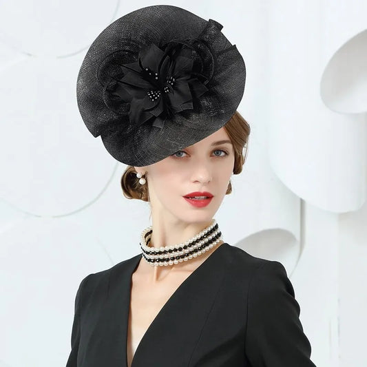 EE 2387 the new  yarn homburg elegant joker British women dress party hat