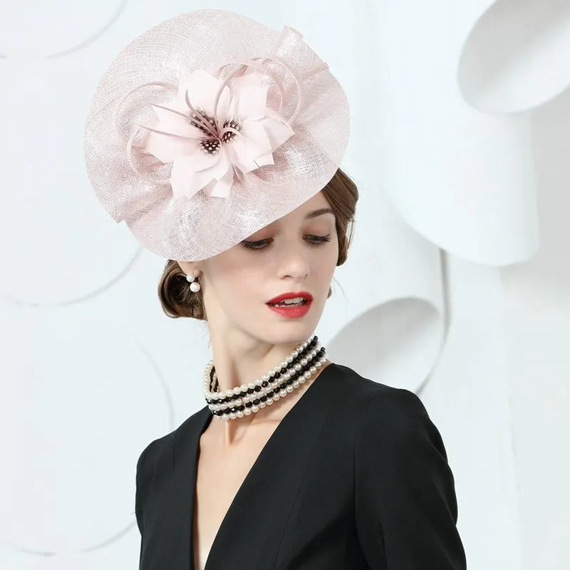 EE 2387 the new  yarn homburg elegant joker British women dress party hat