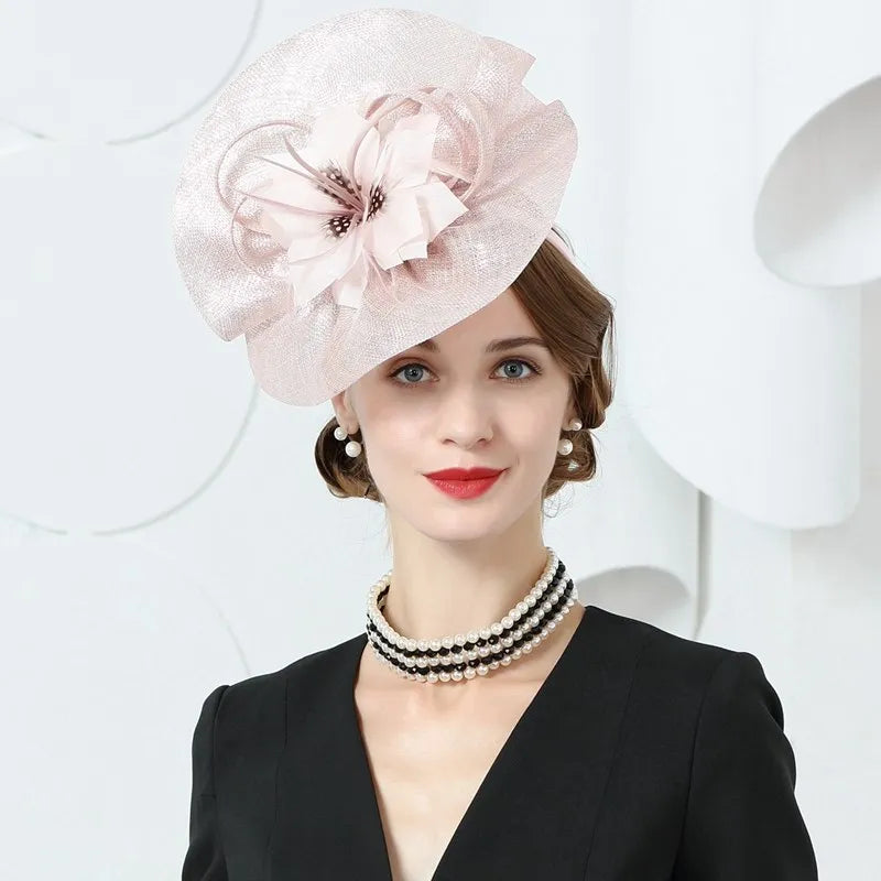 EE 2387 the new  yarn homburg elegant joker British women dress party hat