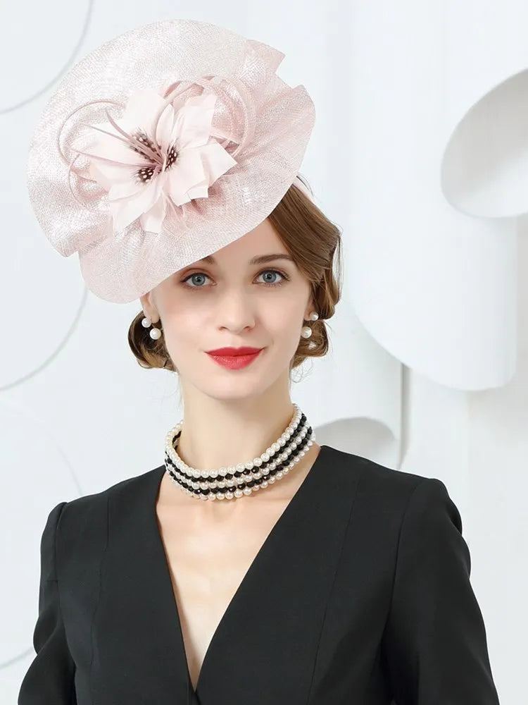 EE 2387 the new  yarn homburg elegant joker British women dress party hat