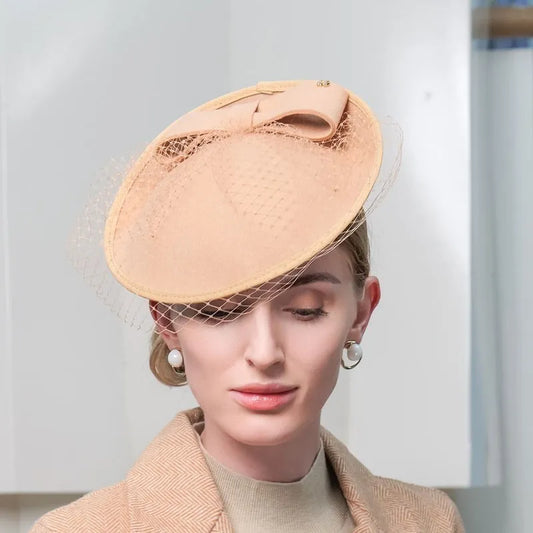 EE 3006 hair hoop with restoring ancient ways of England party hat white gauze charming small bowknot is pure wool hat girl