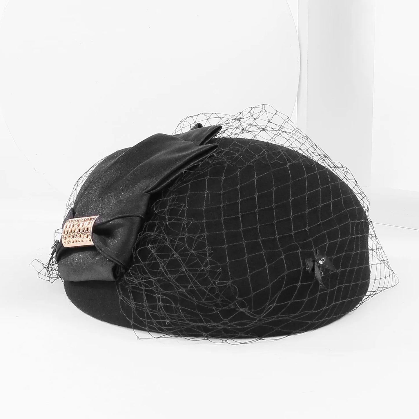 EE 3025  the party hat new winter gauze female adult hat aristocratic elegance of England party hat