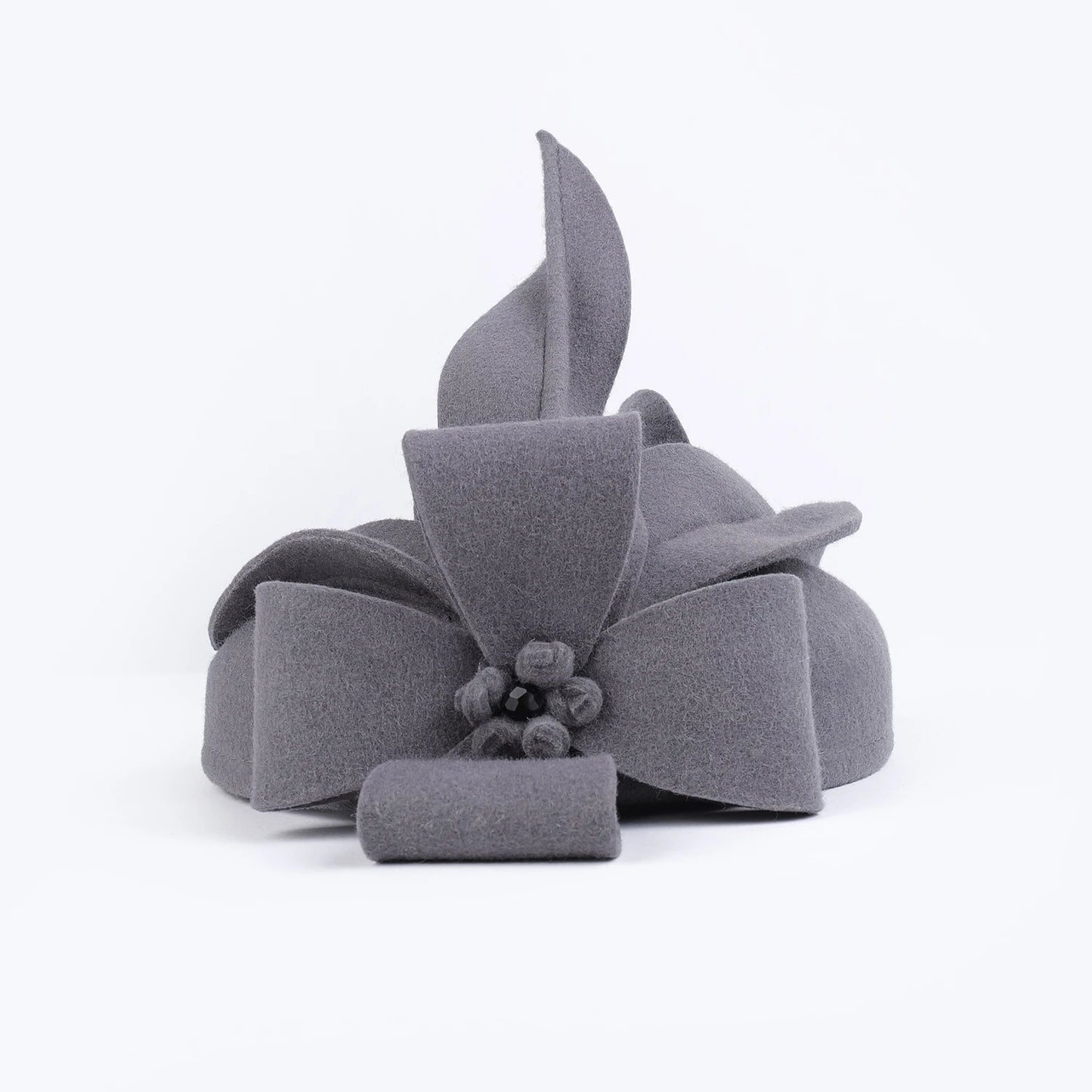 EE 3033 100% Australian Wool Felt / Formal Caps /Headpiece Classical Feminine Style /Dress Fedoras/Vintage /Special Occasion
