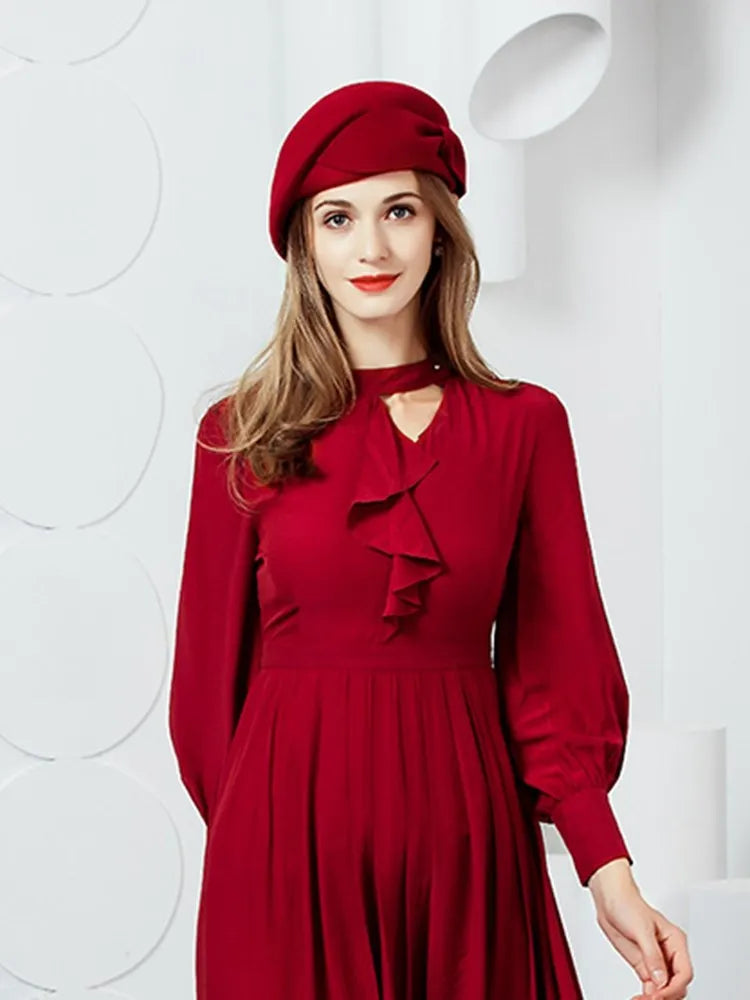 EE 3036 new winter wool hat sweet street hipster winter hats women of England  Warm and stylish