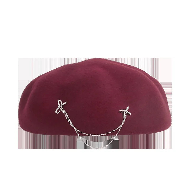 EE 3038 autumn winter wool hat in Europe and the joker female elegant winter hat
