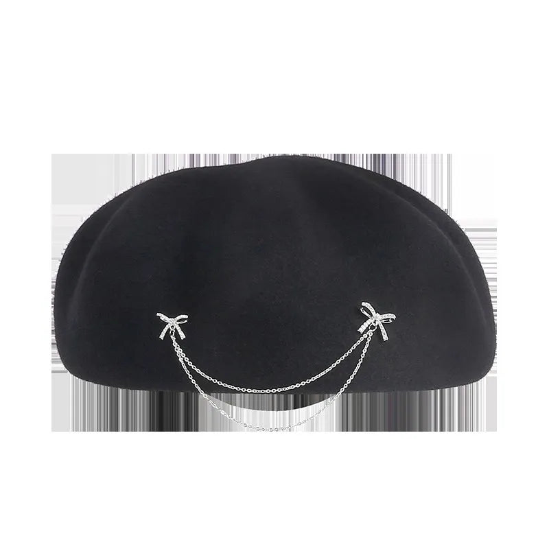EE 3038 autumn winter wool hat in Europe and the joker female elegant winter hat