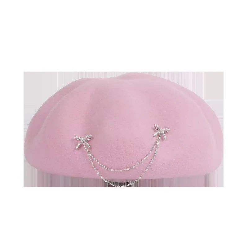 EE 3038 autumn winter wool hat in Europe and the joker female elegant winter hat