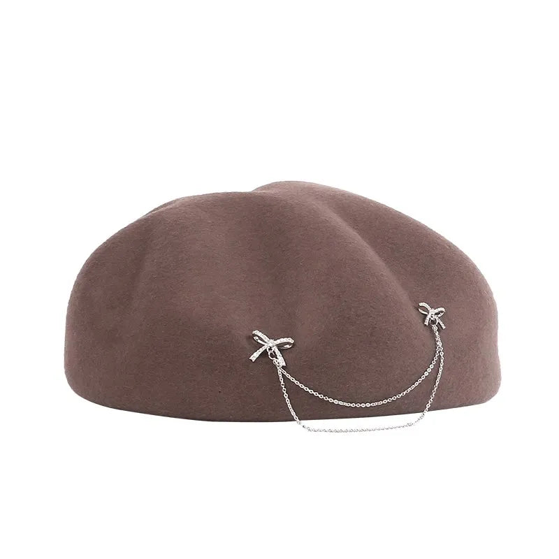 EE 3038 autumn winter wool hat in Europe and the joker female elegant winter hat