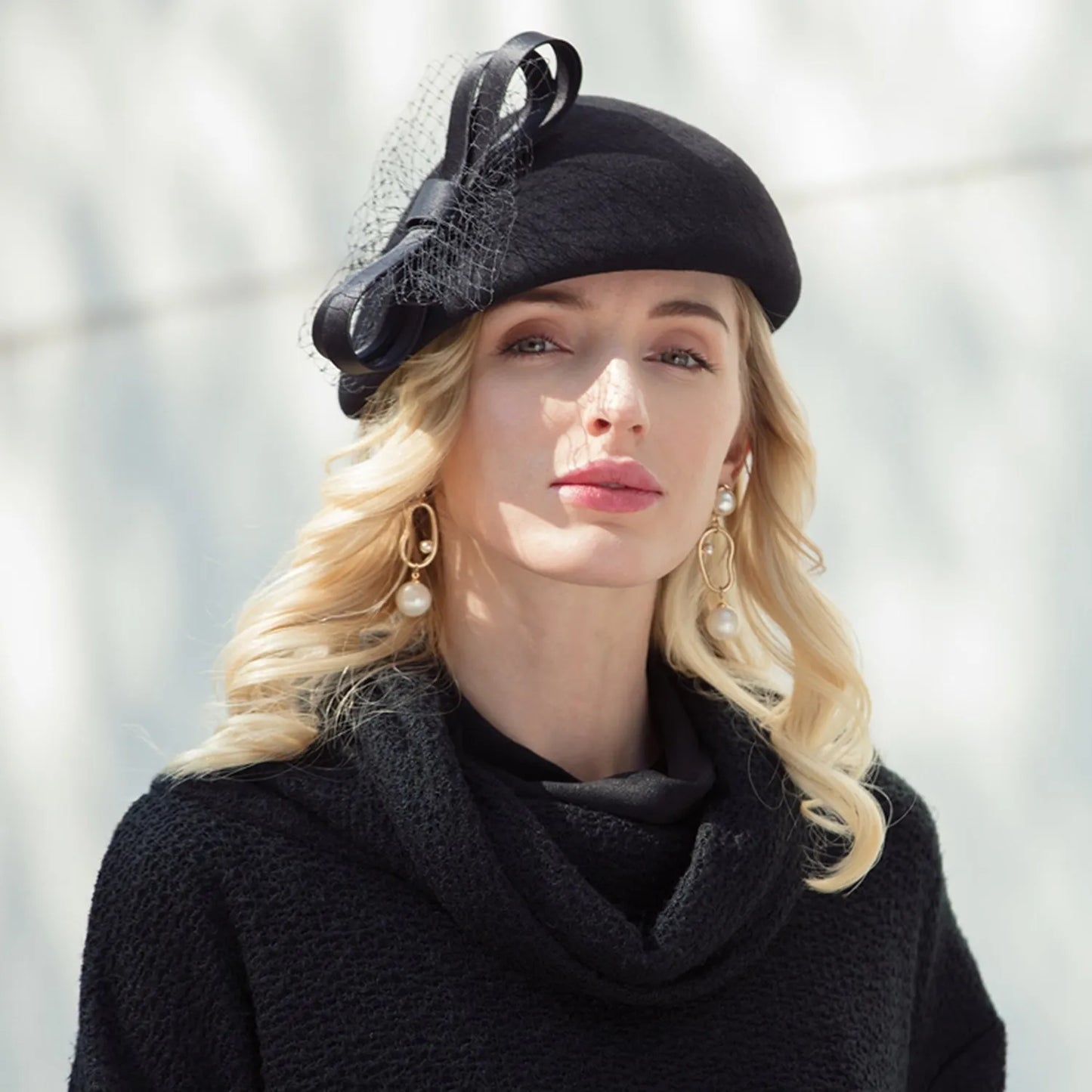 EE 3041 elegant beret children about British fashion wool hat female winter travel hat