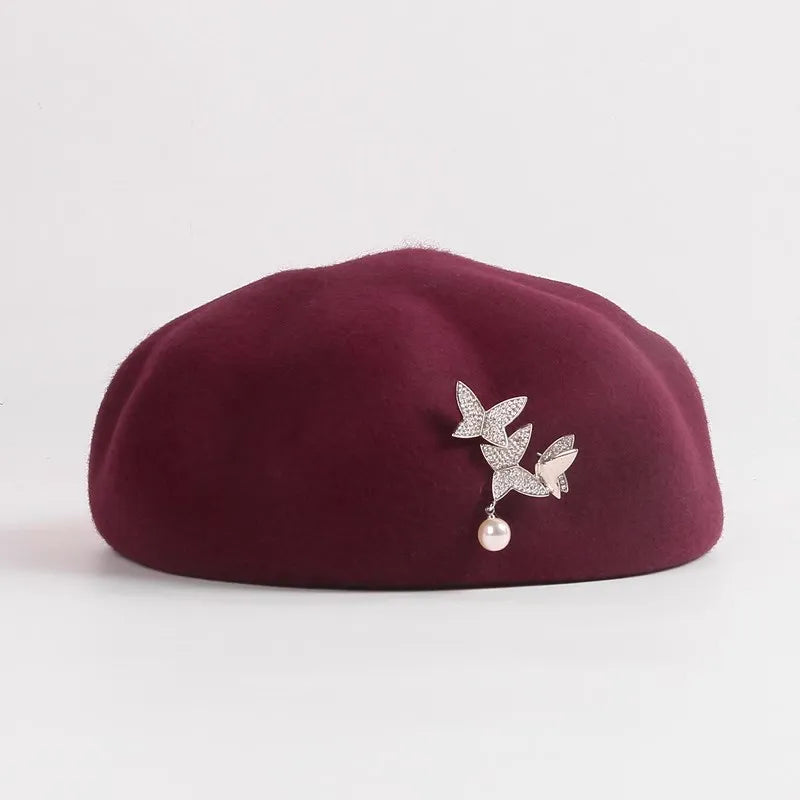 EE 3044 the new wool hat in Europe and the joker female elegant winter hat
