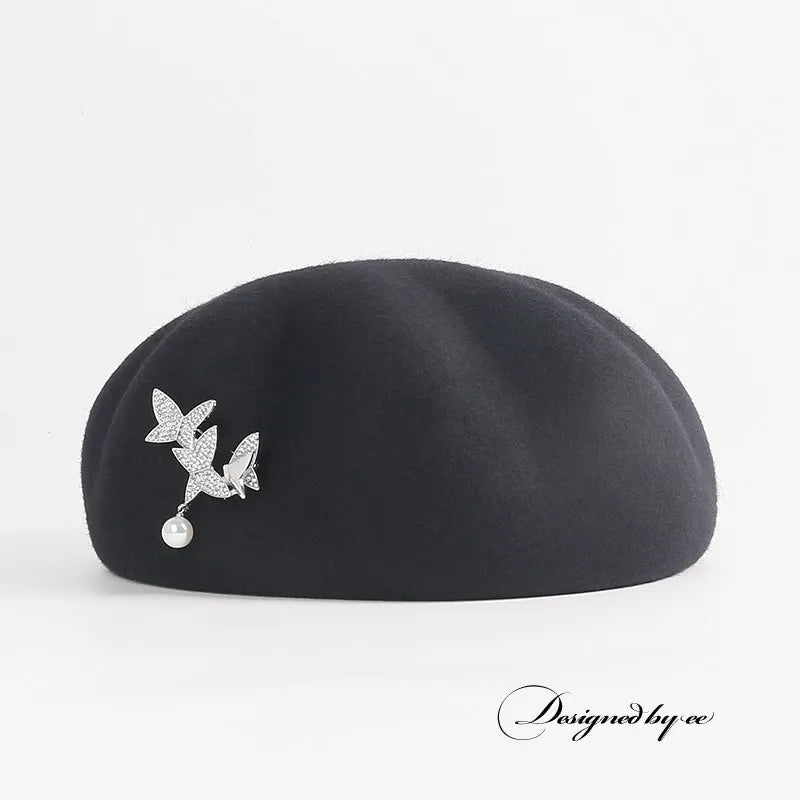 EE 3044 the new wool hat in Europe and the joker female elegant winter hat