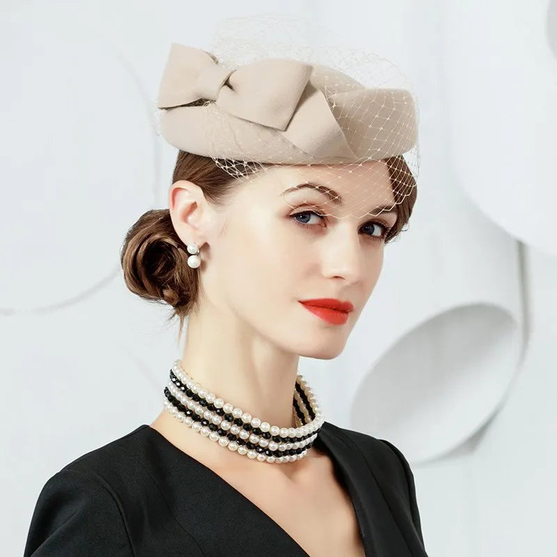 EE 3057 new winter leisure design the autumn joker hat female elegant British wool hat party hats