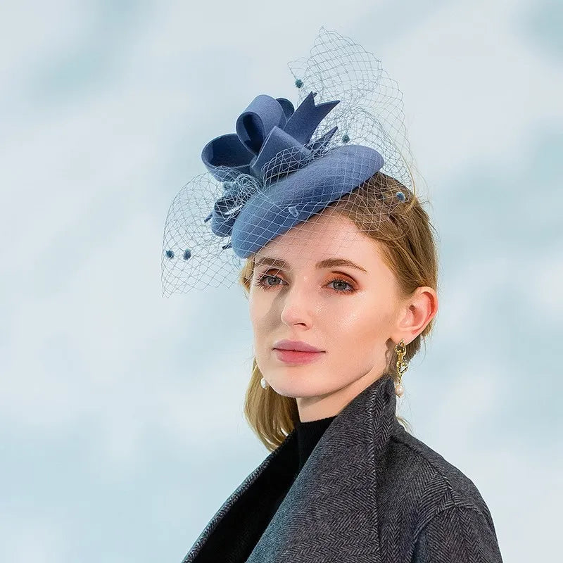 EE 3062 winter new British female in Europe and the party hat little hat