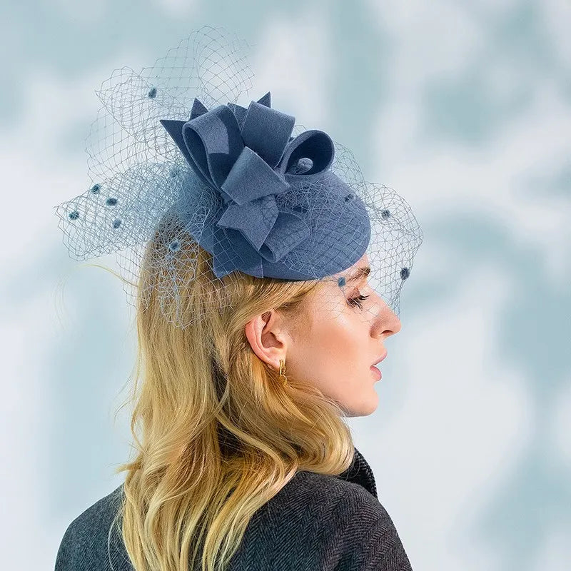 EE 3062 winter new British female in Europe and the party hat little hat