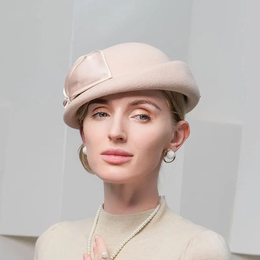 EE 3070  new winter wool hat beret elegant British cloth joker ladies hats during the winter