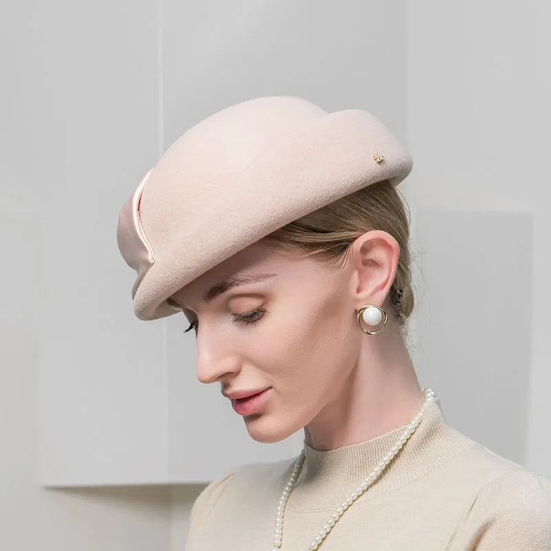 EE 3070  new winter wool hat beret elegant British cloth joker ladies hats during the winter