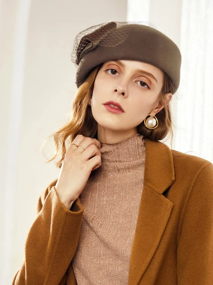 EE 3075 a party hat new winter wool hat travel contracted joker ladies hat ladies