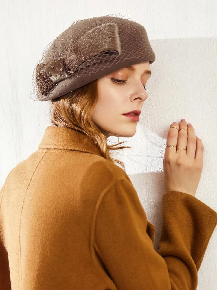 EE 3075 a party hat new winter wool hat travel contracted joker ladies hat ladies