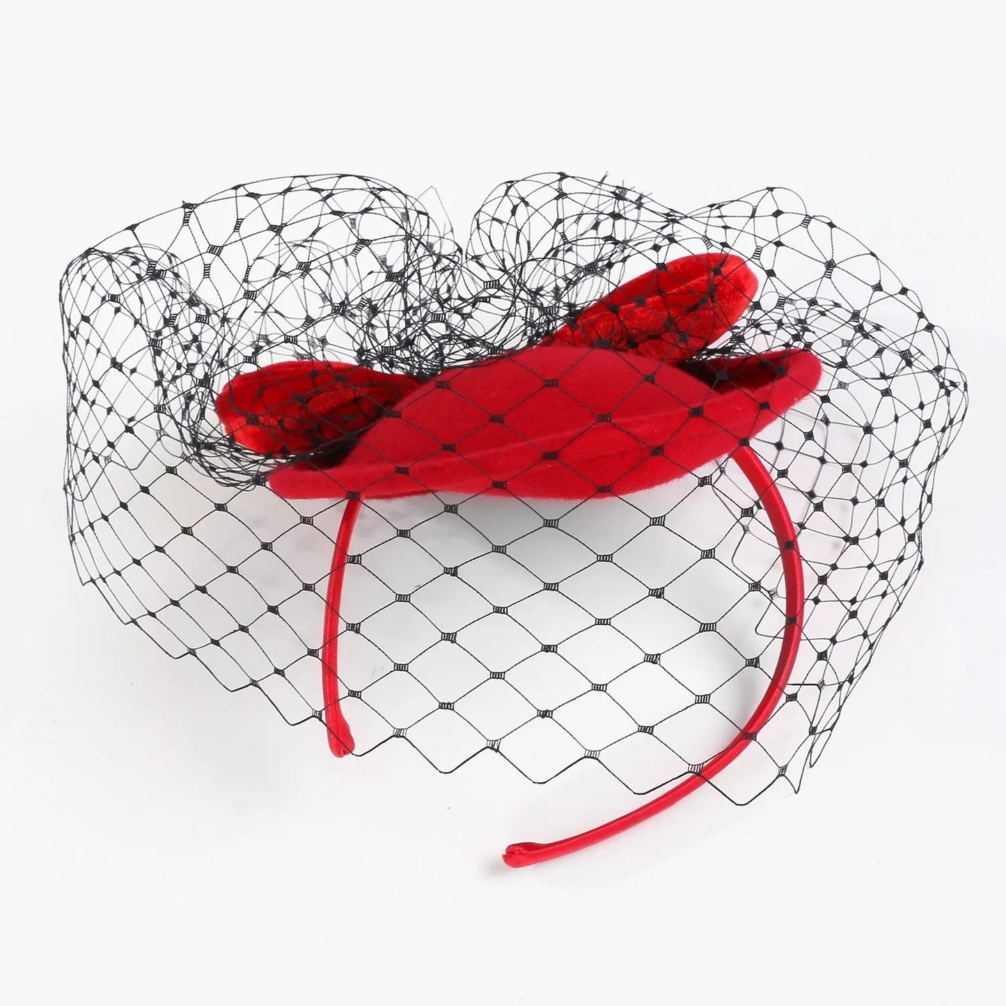 EE 3077 elegant dress homburg joker banquet gauze tire restoring ancient ways British female flight attendant hatt