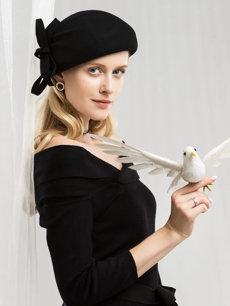 EE 3105  autumn/winter style restoring ancient ways British ms beret joker winter leisure shopping wool woolen cloth cap