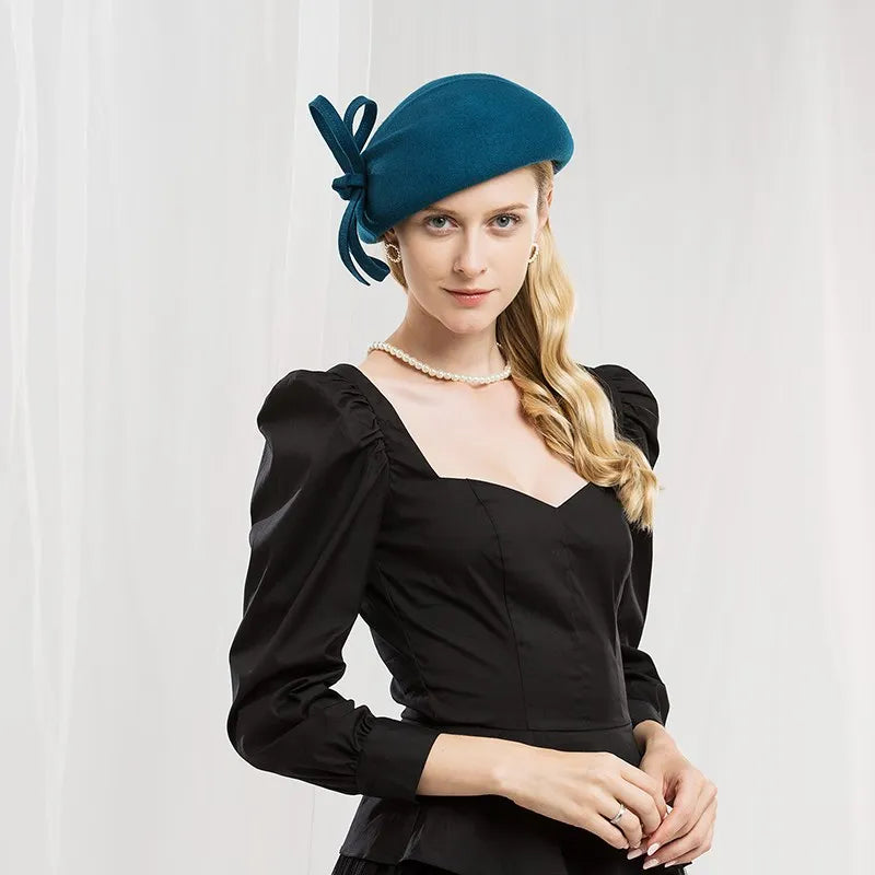 EE 3105  autumn/winter style restoring ancient ways British ms beret joker winter leisure shopping wool woolen cloth cap