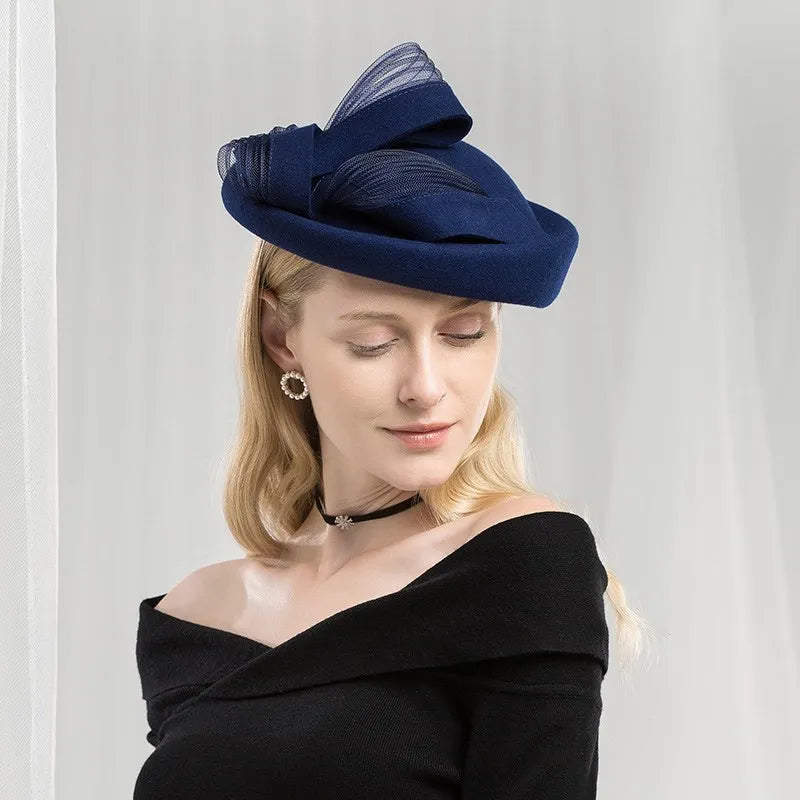 EE 3119  new winter wool beret qiu dong joker hat woman felt trilby restoring ancient ways of England